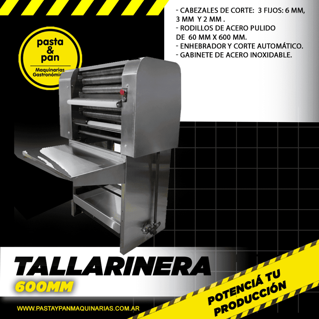 01 TALLARINERA 600MM Cortadora industrial de tallarines 600 mm modelo COF603R