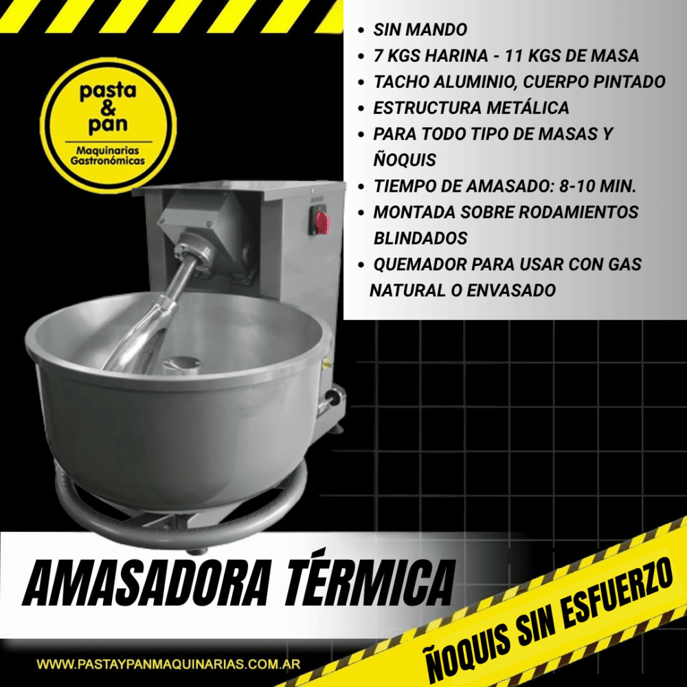 Amasadora térmica