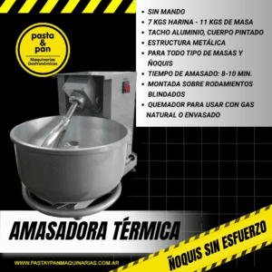 Amasadora Térmica 7 kg de harina